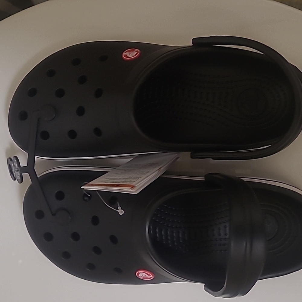 Black Crocband Crocs Clif NWT